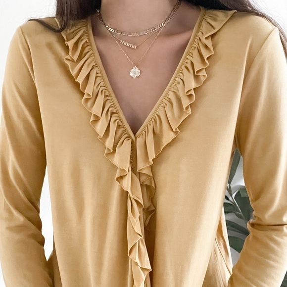 Anthropologie Sunday In Brooklyn Krasner Ruffled Top - Picture 3 of 4